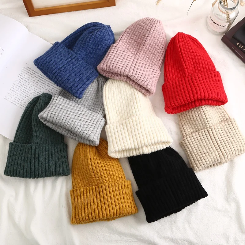 

28 Colors Unisex Soft Winter Warm Unisex Beanie Hat Knitted Caps