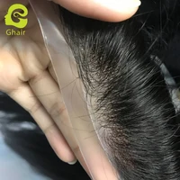 

13x4 thin skin invisible lace front V-loop frontals clear PU frontal Undetectable natural hairline