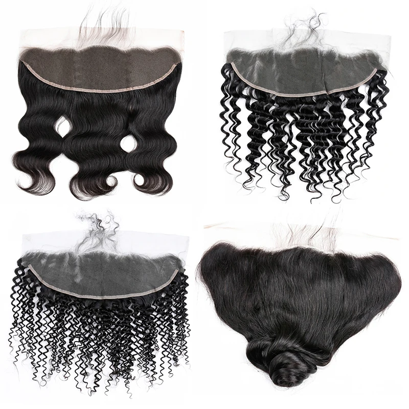 

13*4 Transparent Hair Frontal Closure HD Swiss Lace For Women