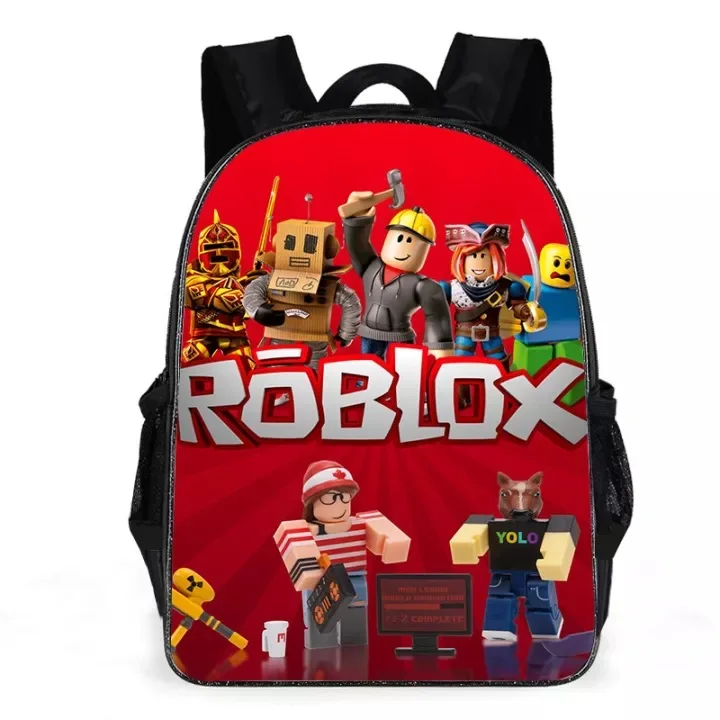 

New Arrivals 15 Inch Roblox Game Extensions Printed Kids Boys Teenagers School Leisure Laptop Bag Backpack Roblox Backpack