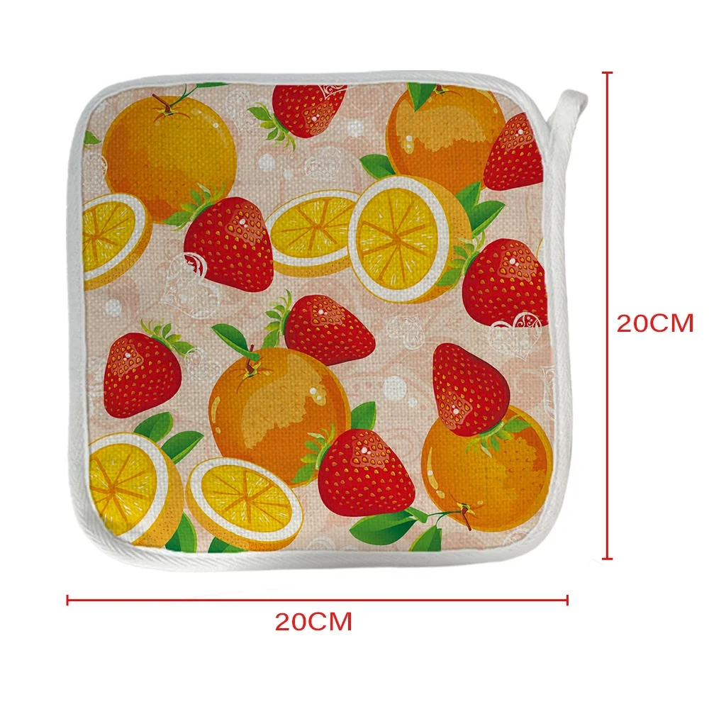 

Prosub 8 inch Linen Sublimation Pot Holder Blank Customized Logo Printing Kitchen Cookware Sublimated Pot Holders