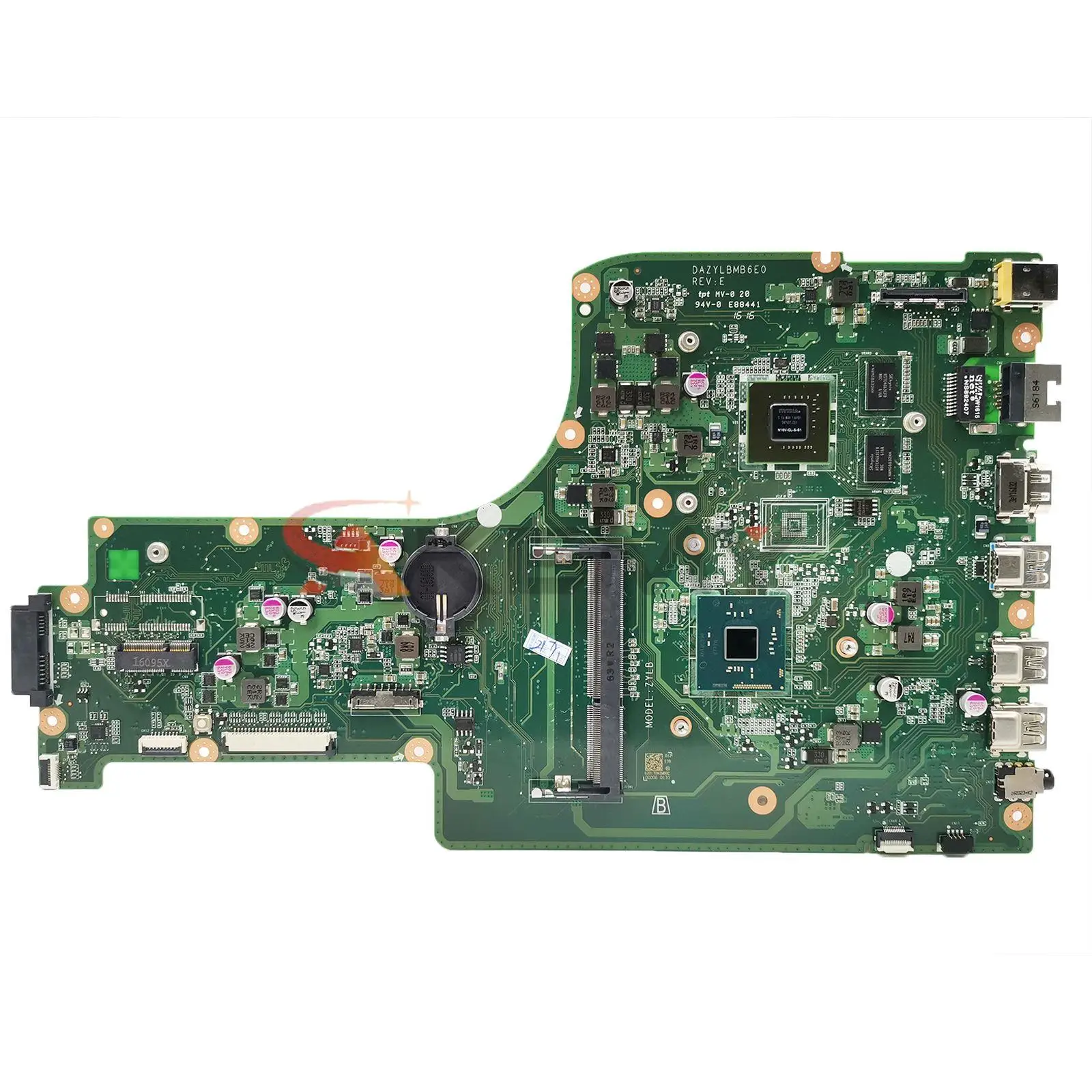 

Laptop motherboard For ACER Aspire ES1-731 N3160 GPU 910M 2GB Mainboard DAZYLBMB6E0 REV:E Fully tested and works perfect