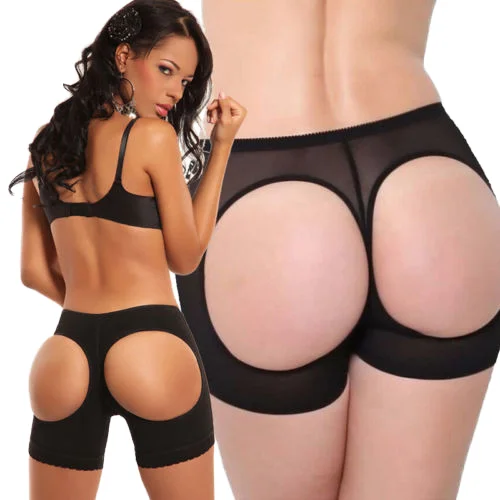 Women Sexy Hollow Out Body Shaping Butt Lifter Panties Seamless Push up Enhancer Body Shaper Briefs Underwear Booty Top