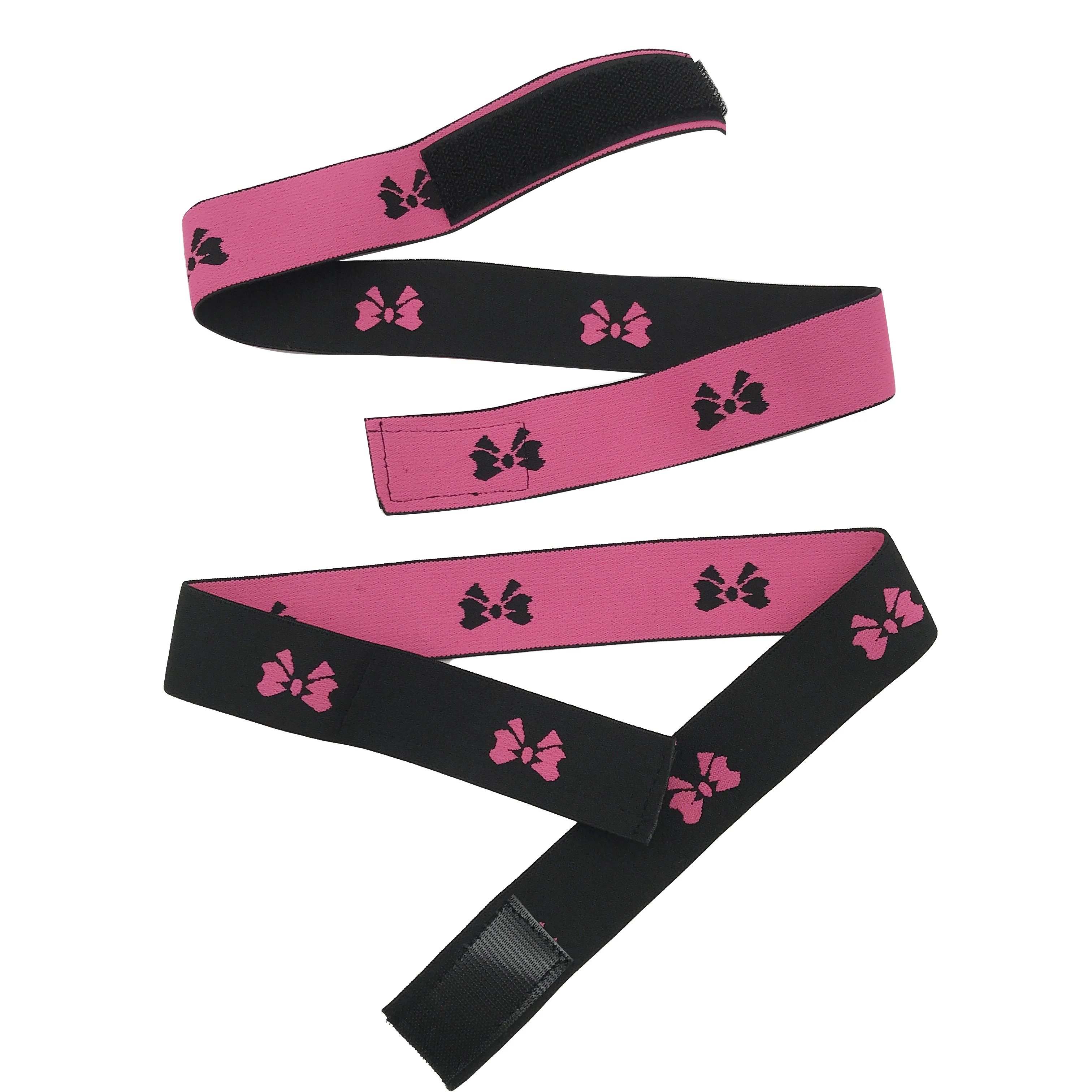 

Custom Logo Printed Lace Melt Band Adjustable Straps Elastic Band Edge Slayer For Wigs band with ear protection covers
