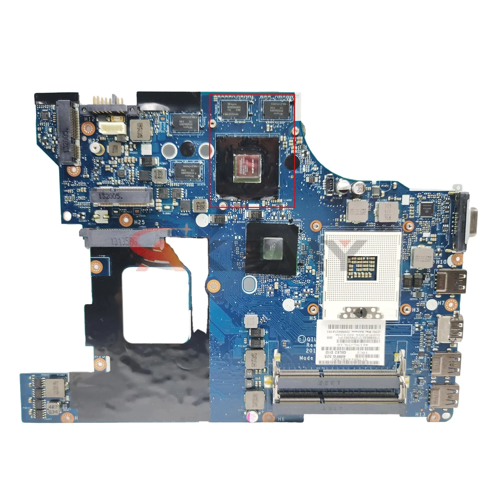 

LA-8133P Mainboard For Lenovo Thinkpad E530 E530C Laptop Motherboard GT630M/635M 2G GPU HM77 DDR3 FRU 04W4016 100% test ok