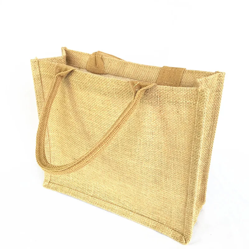 

Chic Reusable Vintage Convenient Household Hemp Tote For Lady