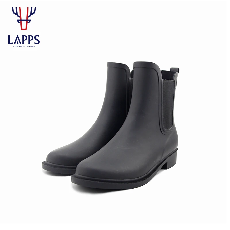 

Cheap Factory Price fashion chelsea waterproof black rain boots for women