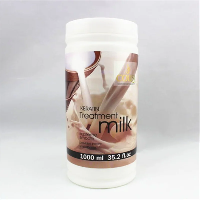 

2020 hair care Keratin trantment milk 1000ml, Black, green, orange and other