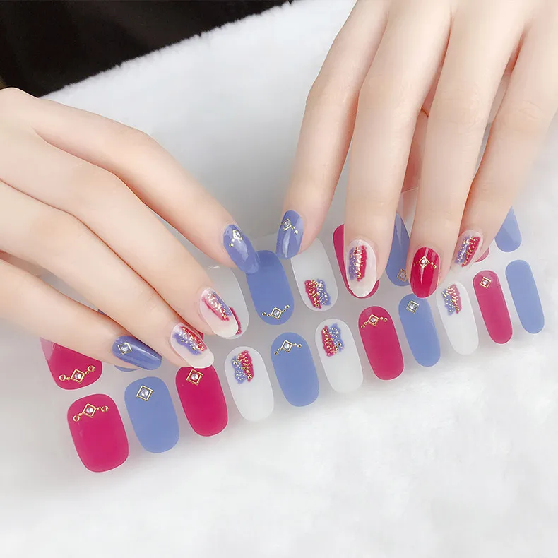 

Fast Delivery High Quality Logo Nail Sticker Color Art Nail Stickers, Customers' requirements
