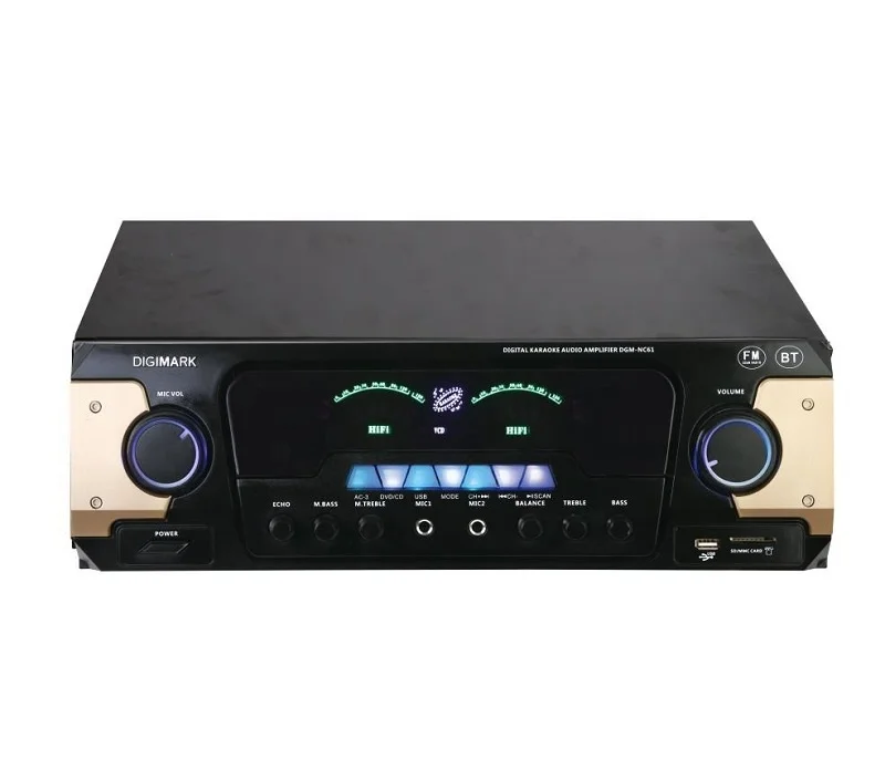 

Multifunctional dj 10000 watt audio tube amplifier with high quality, Black