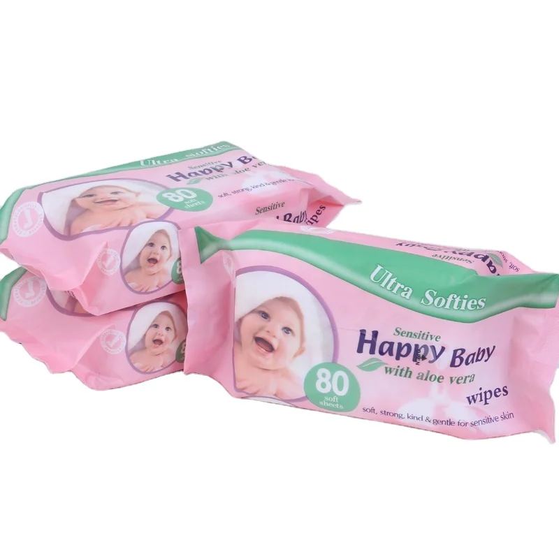 

Ultra Cheap China Factory Cotton Soft Cleaning Custom Unscented Wet Baby Wipes Disposable OEM 80pcs