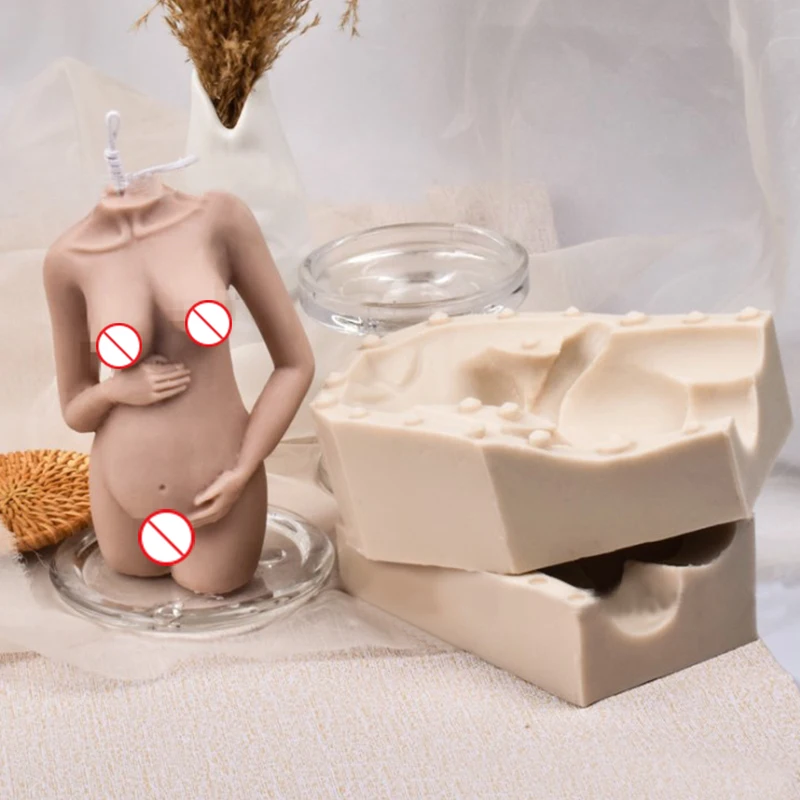 

DUMO Candle Luxury Set Baby Pregnant Women Aromatherapy Candle Mold DIY Abstract Three-dimensional Portrait Silicone Mold Resin