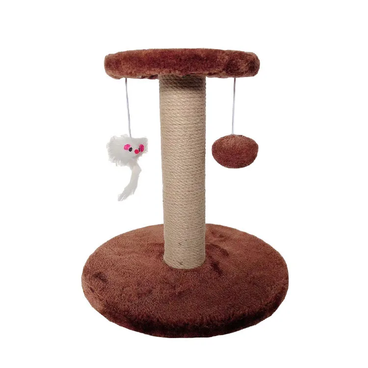 

Home Style Natural Pet Climbing Scratch Pet Small Wood Condo Furniture Scratching Post Cat Tree Tower, 4 colors