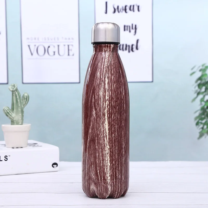 

Amazon top sell large capacity water bottles classic durable wine stainless steel tumbler for school with firm lid and strap, Custom