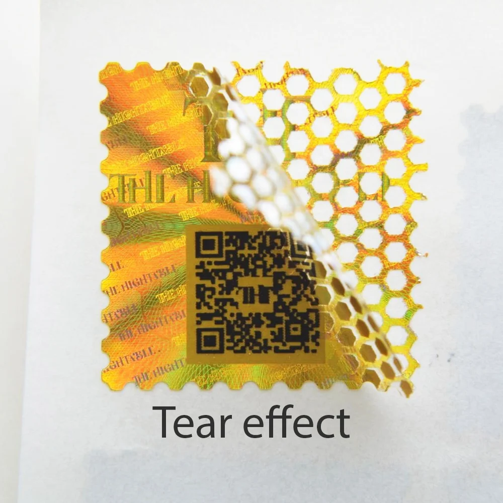 

laser qr code serial numbers labels holographic stickers qr code scratch off for cosmetic packaging