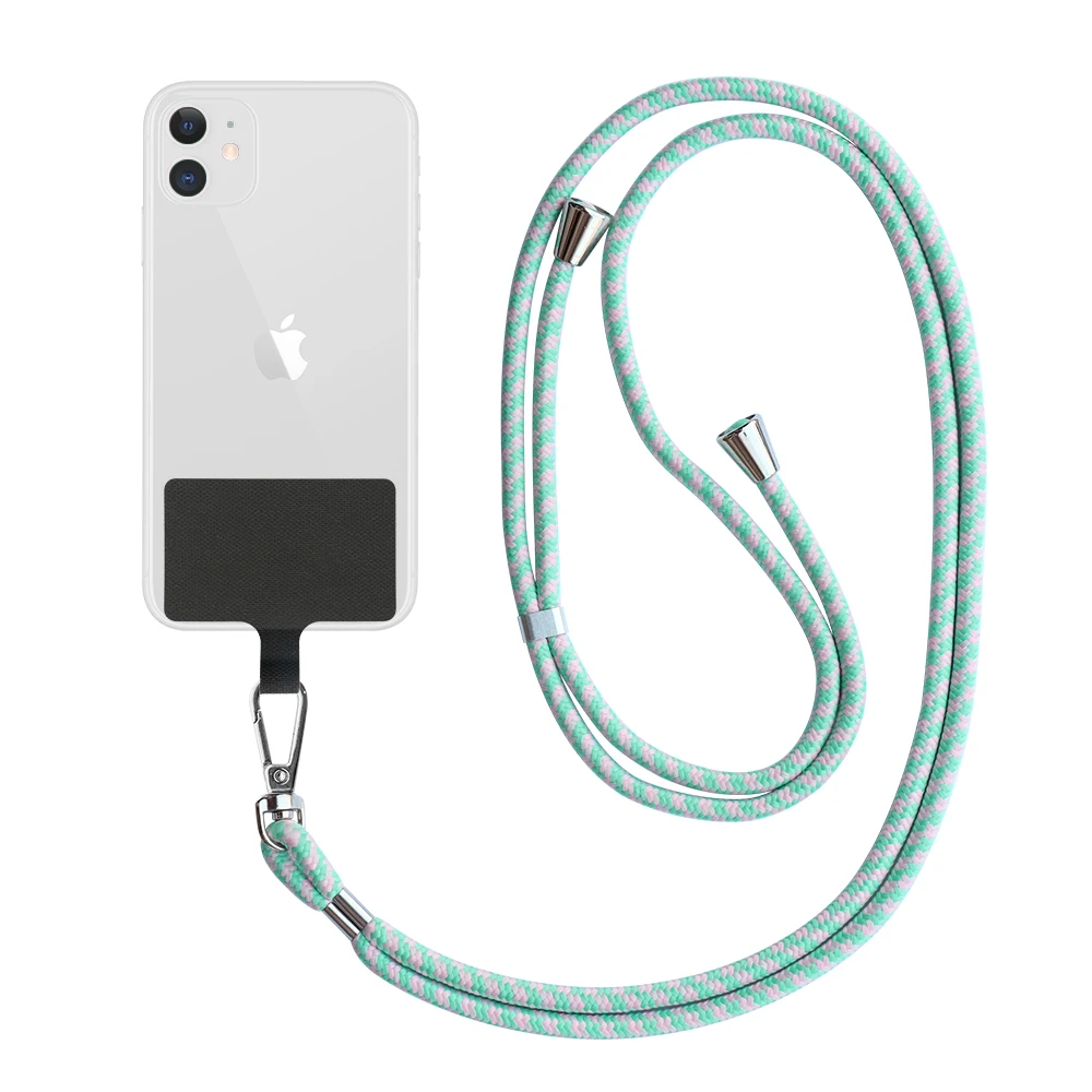 

Universal Crossbody Length Adjustable Mobile Phone Strap, Phone Neck Strap, Black, grey, blue