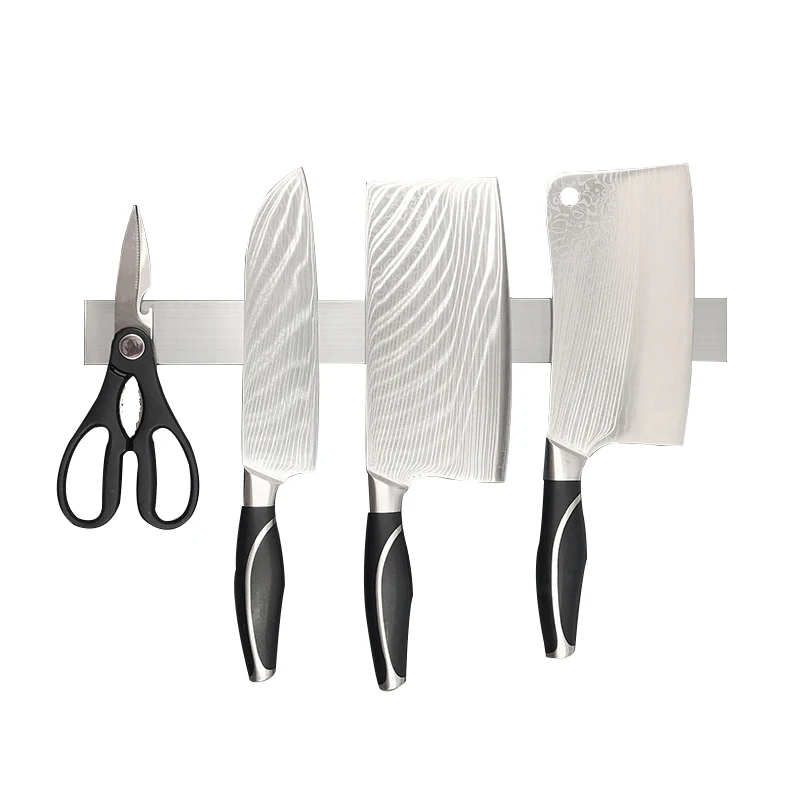 

OEM magnet Stainless Steel knife Holder Super Strength Magnetic knife Bar for kitchen