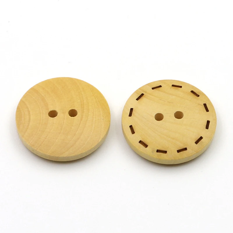 

natural wooden buttons 2 holes buttons wood for shirt