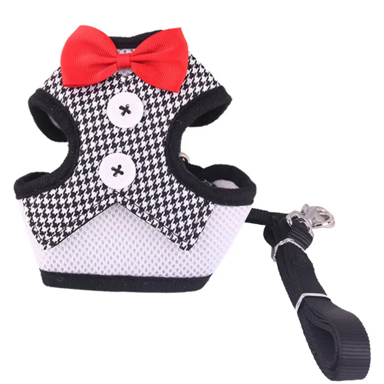 

Pet Leash Dog Chest Strap Pet Vest Evening Dress Bow Tie Chest Strap Pet Leash