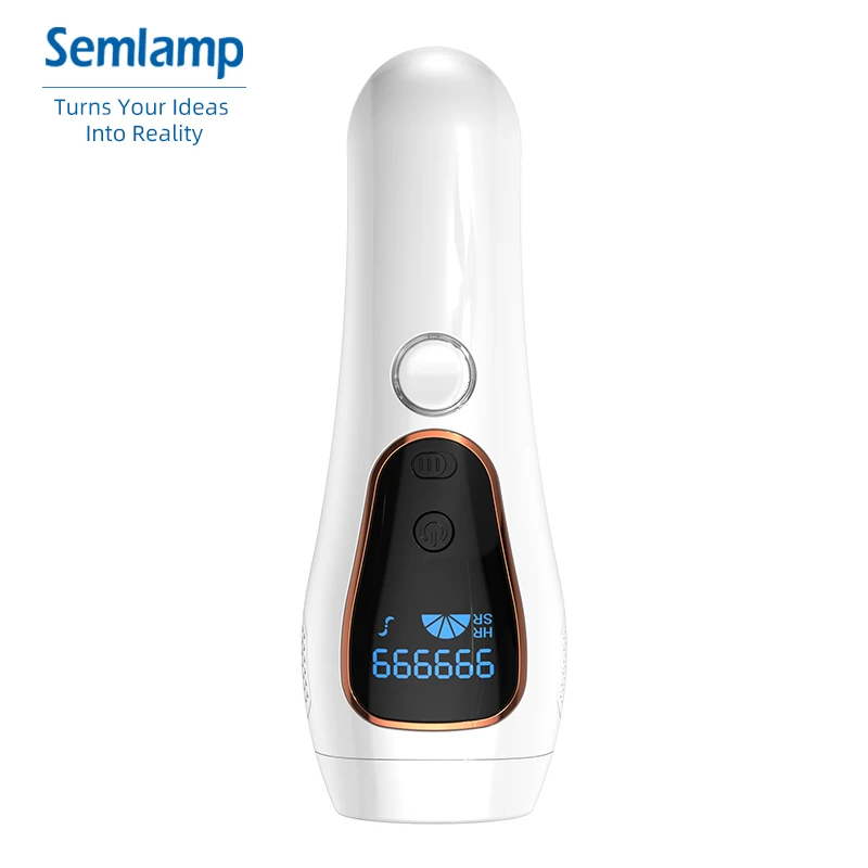 

Dropshipping Home Use Handset IPL Hair Removal Machine At Home Laser Epilator, White, black, customized colors