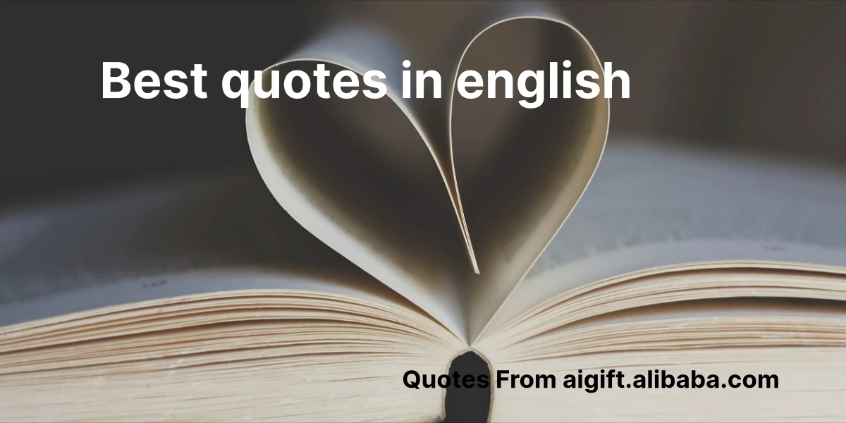 best quotes in english