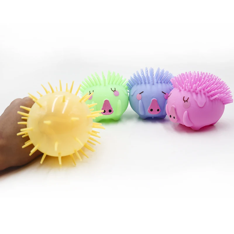 Patented New Designed Pig Squeeze Stress Relief Animal Puffer Ball Toys ...