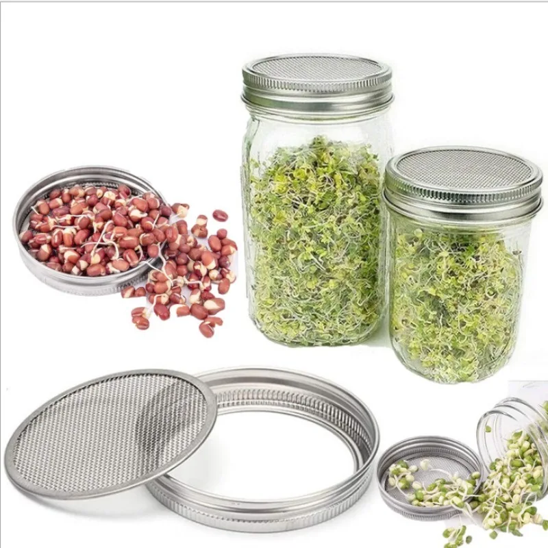 

Stainless Steel Sprouting Canning Lids For Mason Jars