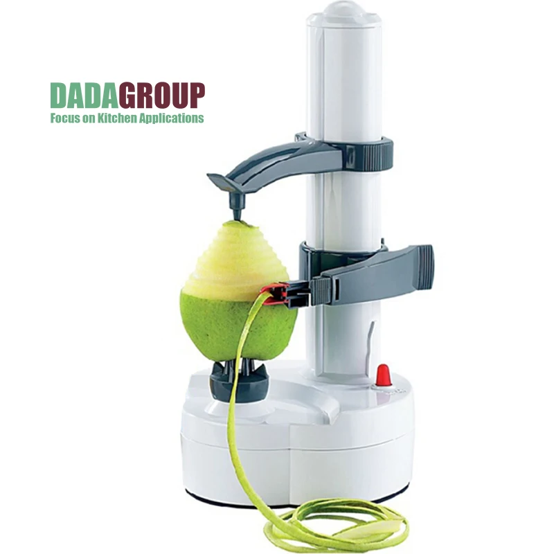 

Automatic Electric Cutter Slicer Machine Fruit Potato Peeler Slicer for Apple Pear Orange Lemon Zucchini Peach Mango Cucumber