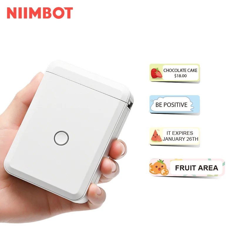 

NiiMbot D110 Label Maker Machine with Tape Portable Small Smart Phone with type-c Port for Home Office Organization