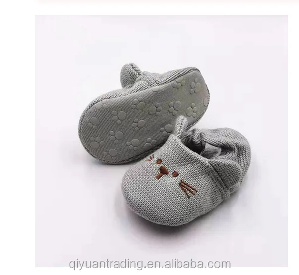 Baby Toddler Anti-Slip Shoes Infant Boy Girl Crib Slipper Shoe 3-24months 