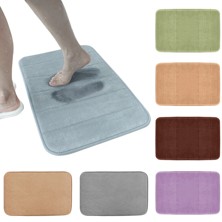 

(CHAKME) 50*80cm 35D 12mm anti-slip memory foam water absorbent mat