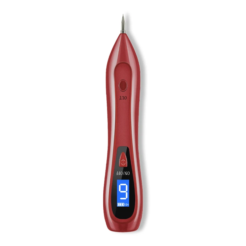 

Plasma Pen Led Lighting Laser Tattoo Mole Removal Machine Face Care Skin Removal Freckle Wart Dark Spot Remover, Black