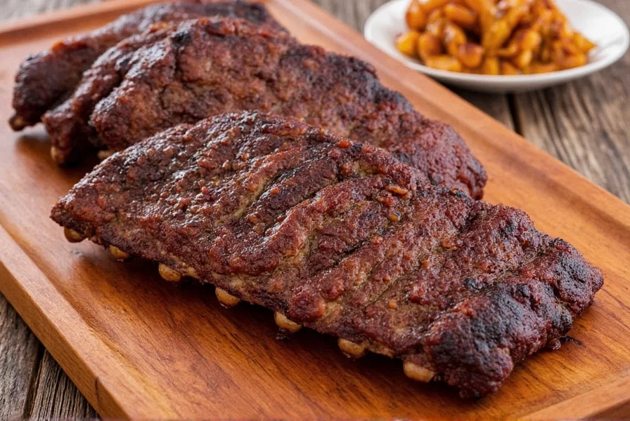 Grilling Ribs on a BBQ Grill