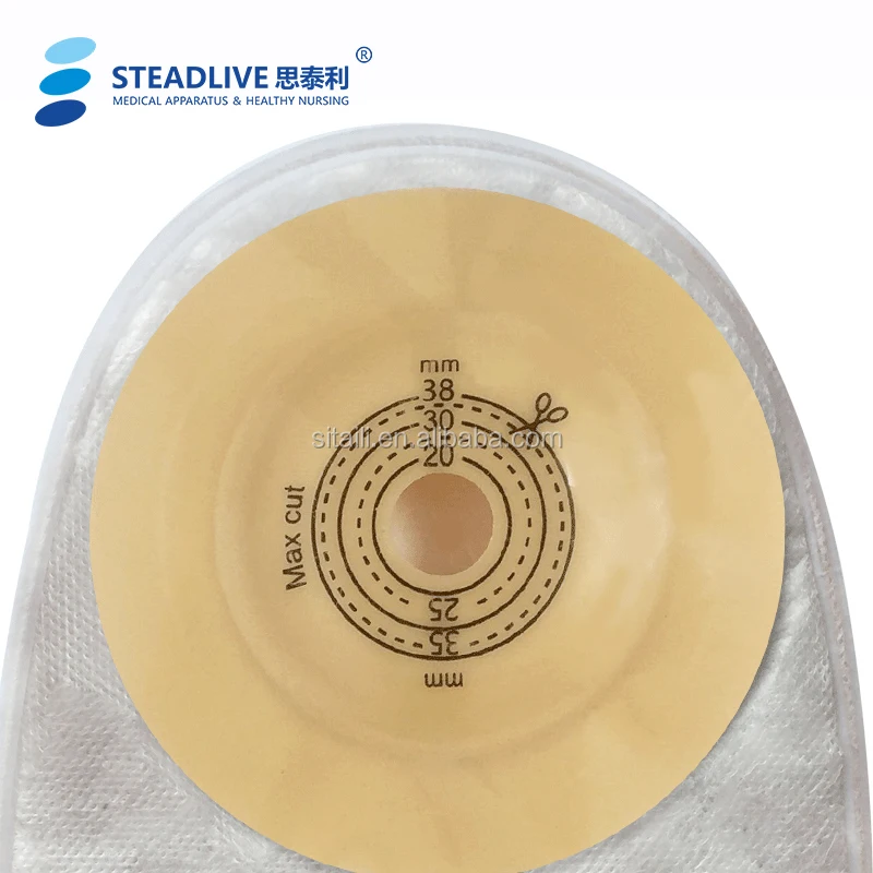 Convex Baseplate Ostomy Stoma Bag With Anitbackflow Buy Convex Stoma Bag,10 Pcs Of Colostomy