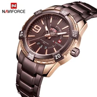 

9117S NAVIFORCE Brand Men Luxury Watch Men's Sport Watches New Arrival 30M Waterproof Stainless Steel Analog Quartz Wristwatches