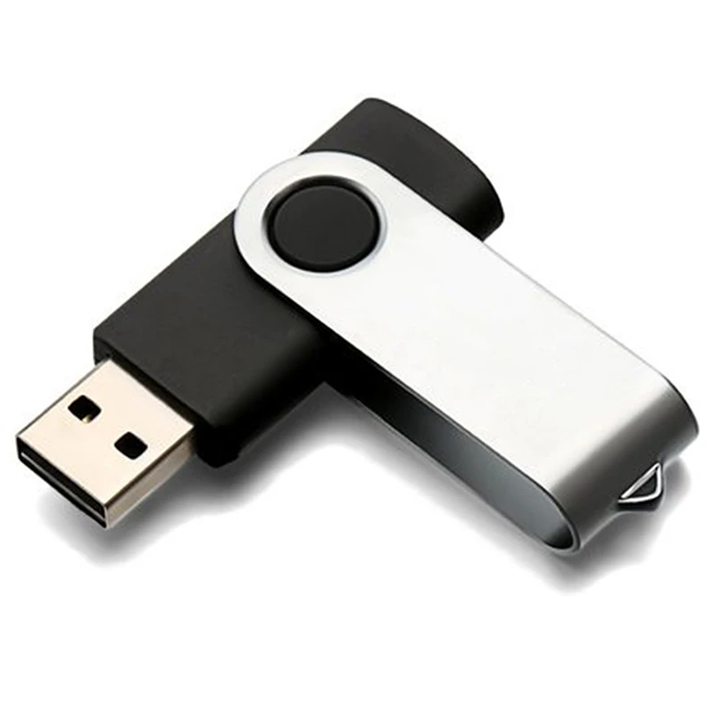 Promotional gifts mini rotating USB flash drive, CUSTOM COMPANY LOGO, 32gb, 64gb metal clip U Disk008 Factory Wholesale - ANKUX.COM