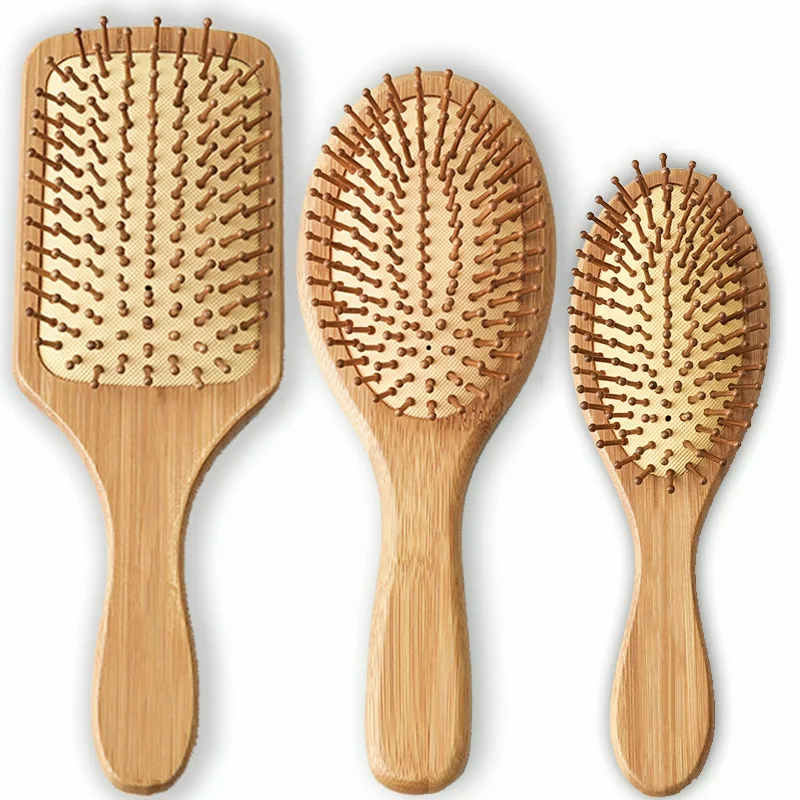 

Eco-Friendly Natural Color Comb Hair Brush Bamboo Hairbrush