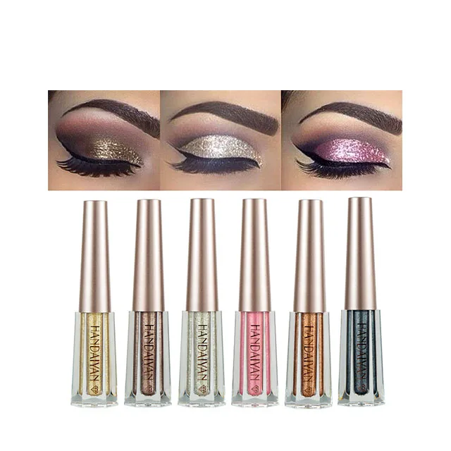 

12 Color High Pigment Diamond Organic Liquid Eye Shadow Makeup Private Label, Muliti-color