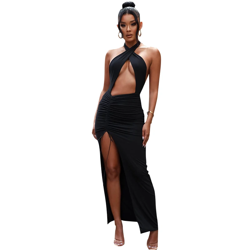 

Cutenova X21DS139 backless Sexy dress 2021 New Arrival bandage dress, Customized color