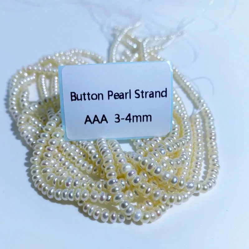 

Wholesale China cultured button shape pearl strands 3-11mm 2A 3A 4A quality loose half hole natural freshwater pearls necklace