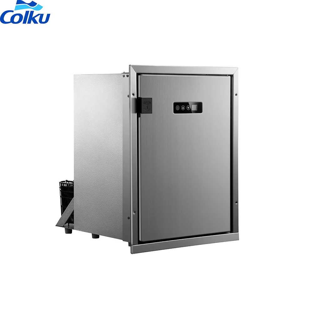 

Colku 40/50L Car Fridge DC 12/24V mobile refrigerator for boat marine RV caravan individual DC compressor cool box