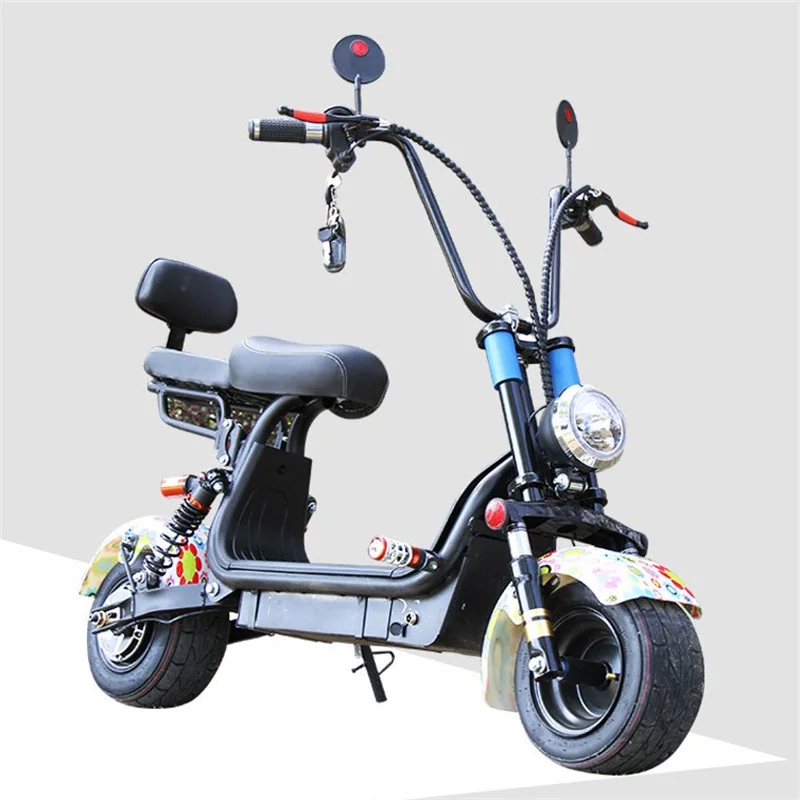 

2000w powerful electric motorcycle, 8.5Inch citycoco fat tire electric scooter, fast electric motorcycle sportbike for adult