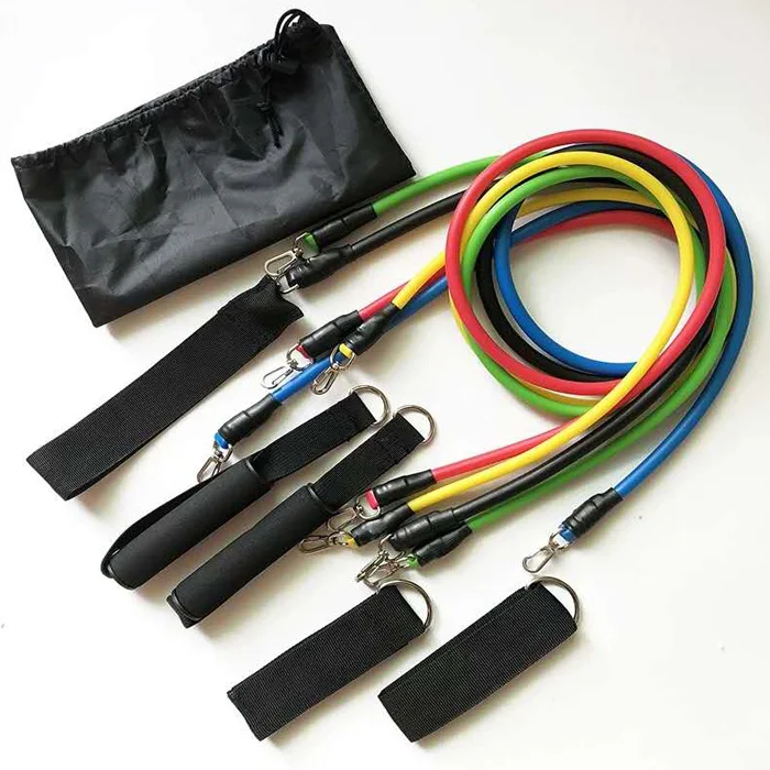 

Resistance Bands Tube Exercise Wholesale Different Types Of Pull Up Tube Resistance Band Sets, Black red yellow blue green