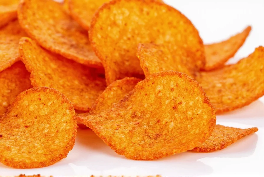 Close-up photography of Takis Chili Lime chips showing their distinctive rolled shape and red-orange seasoning coating on white background