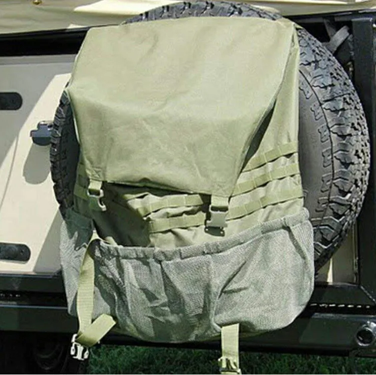 Waterproof 900d Oxford Suv Spare Tire Backpack Large Capacity Spare