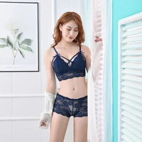 

Best Selling Items Anti Bacterial Wholesale High Top Quality Invisible Bra And Panty Sets Girl Sexy Transparent Bra Panty Set