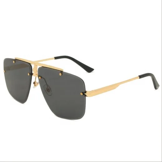 

Wholesale custom Rimless Sunglasses Square Retro Sunglasses For Men And Women, As pictures shows