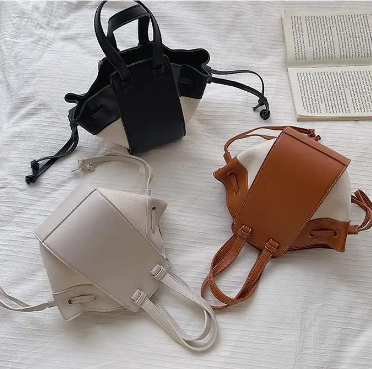 

2021 Hot Selling Fashion England Chic Style Shopping Basket Hand bag with Strap Wings Mini Tote Bag