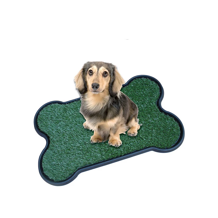 

Factory quality good price wholesale custom hot sale cute pet potty training dog grass drawer dog potty pad, Green + black