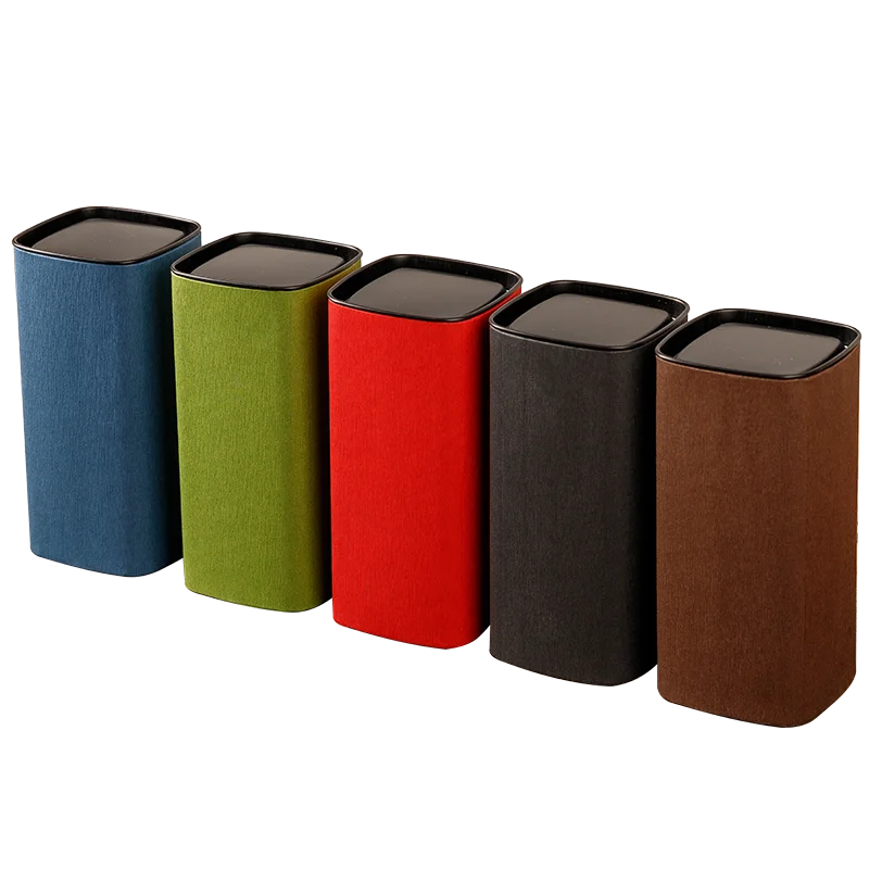 Star Packaging Rectangle Shape Paper Cardboard Tube Bottles Packaging Cosmetic Tea-leaves Kraft Paper Tubes Packaging